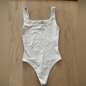 Aritzia Babaton White Bodysuit